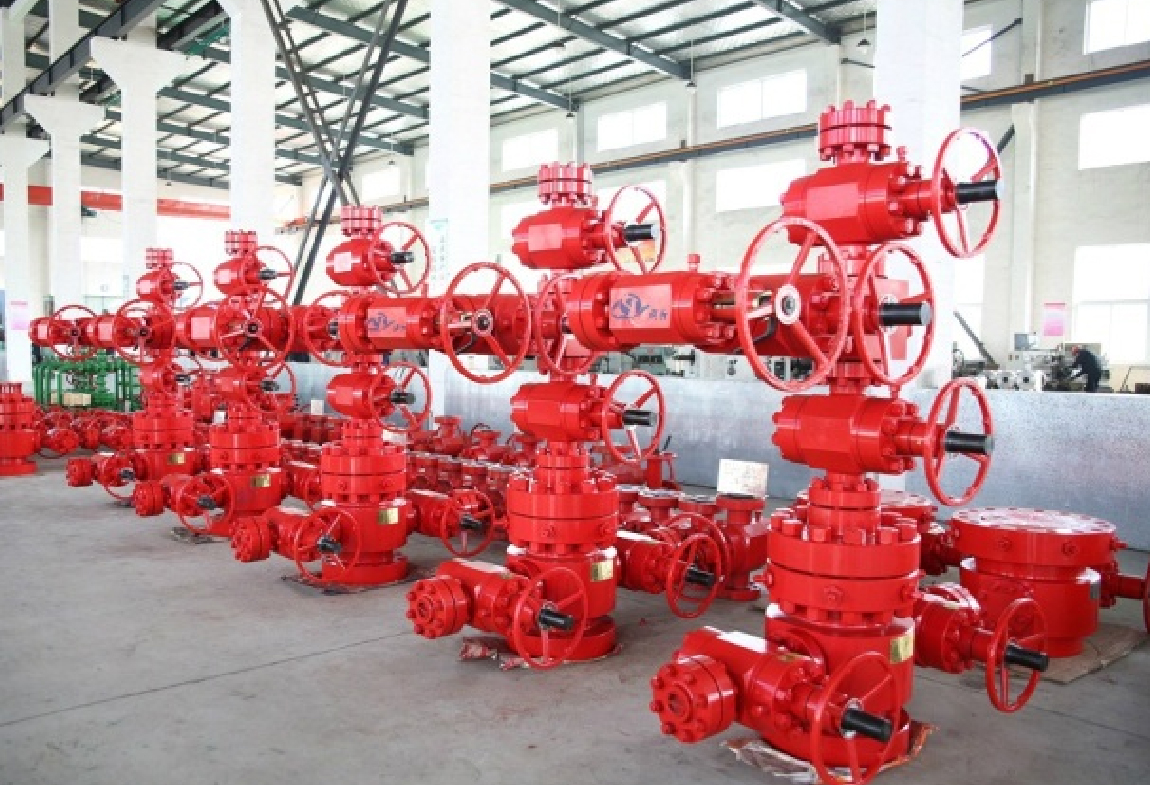 Christmas tree well head completion